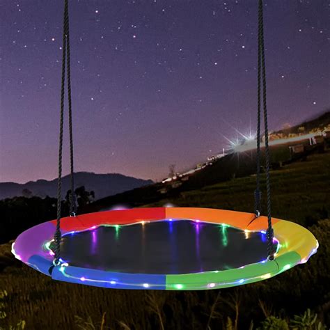 outdoor saucer swing|More.